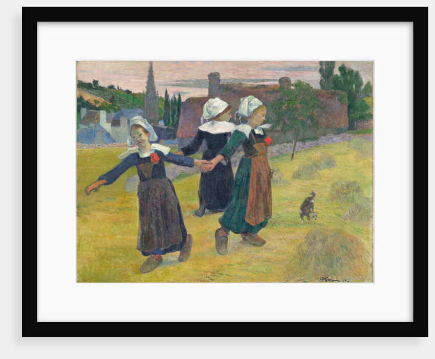 Breton Girls Dancing, Pont-Aven, 1888 by Paul Gauguin