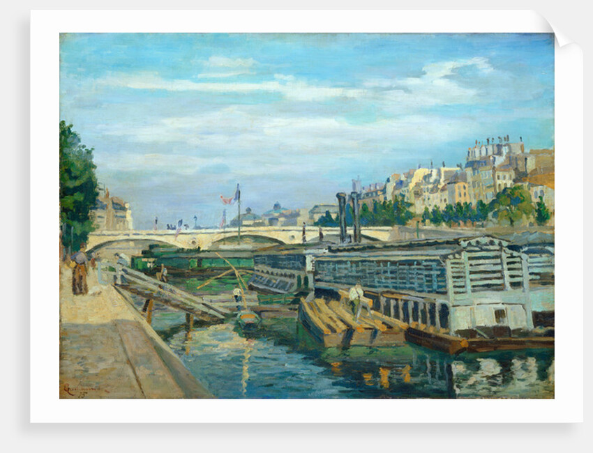 The Bridge of Louis Philippe, 1875 by Jean Baptiste Armand Guillaumin