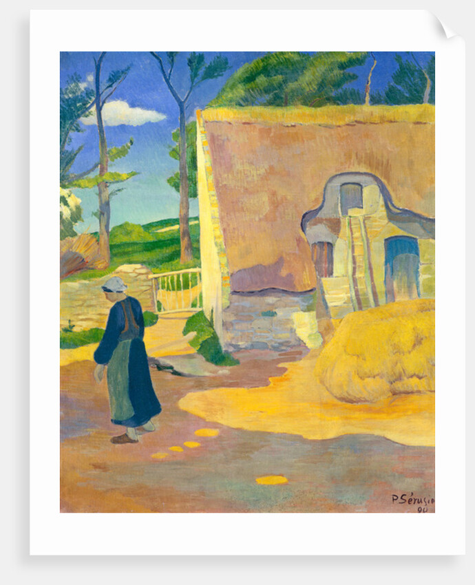 Farmhouse at Le Pouldu, 1890 by Paul Serusier