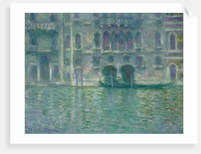 Palazzo da Mula, Venice, 1908 by Claude Monet
