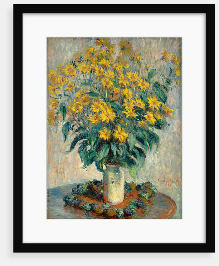 Jerusalem Artichoke Flowers, 1880 by Claude Monet