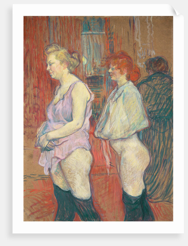 Rue des Moulins, 1894 by Henri de Toulouse-Lautrec