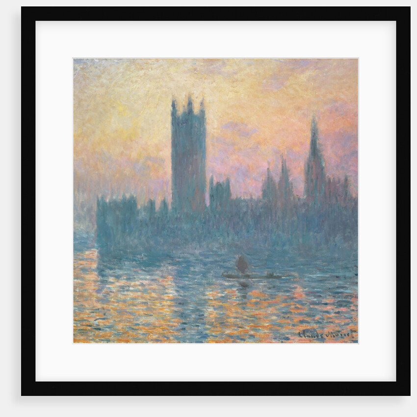 Les Chambres du Parlement, coucher du soleil, 1903 by Claude Monet