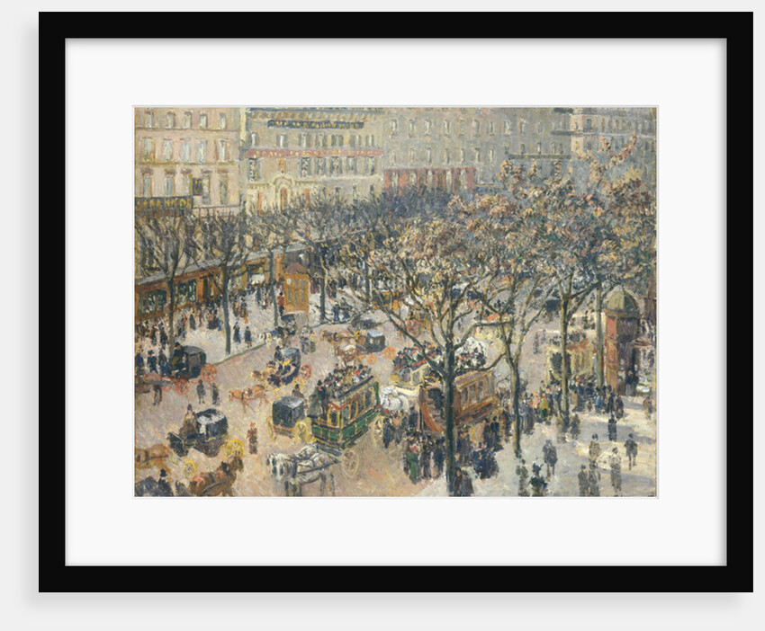 Boulevard des Italiens, Morning, Sunlight, 1897 by Camille Pissarro