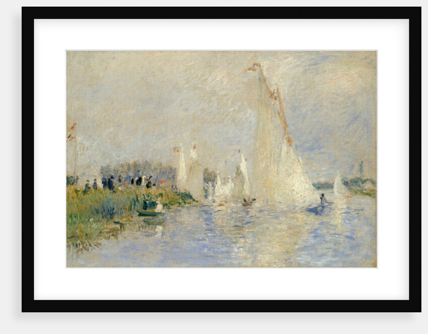 Regatta at Argenteuil, 1874 by Pierre Auguste Renoir