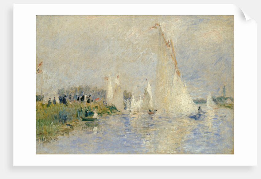Regatta at Argenteuil, 1874 by Pierre Auguste Renoir