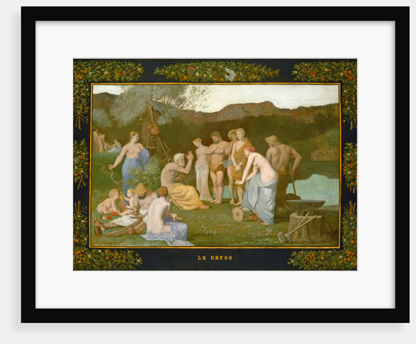 Rest, c.1863 by Pierre Puvis de Chavannes