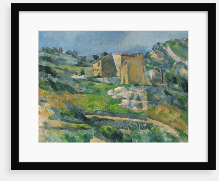 Houses in the Provence: The Riaux Valley near L'Estaque, c.1833 by Paul Cezanne