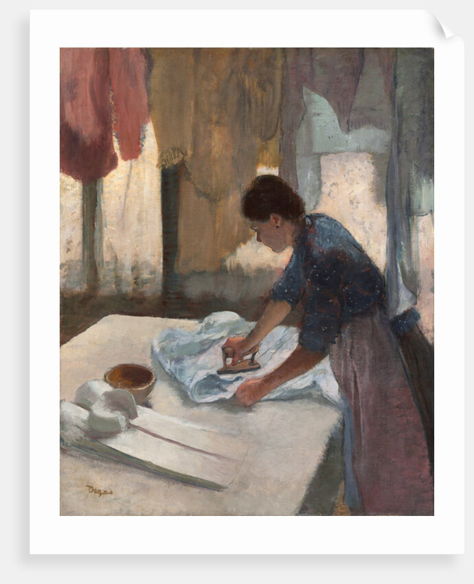 Woman Ironing, c.1876-87 by Edgar Degas