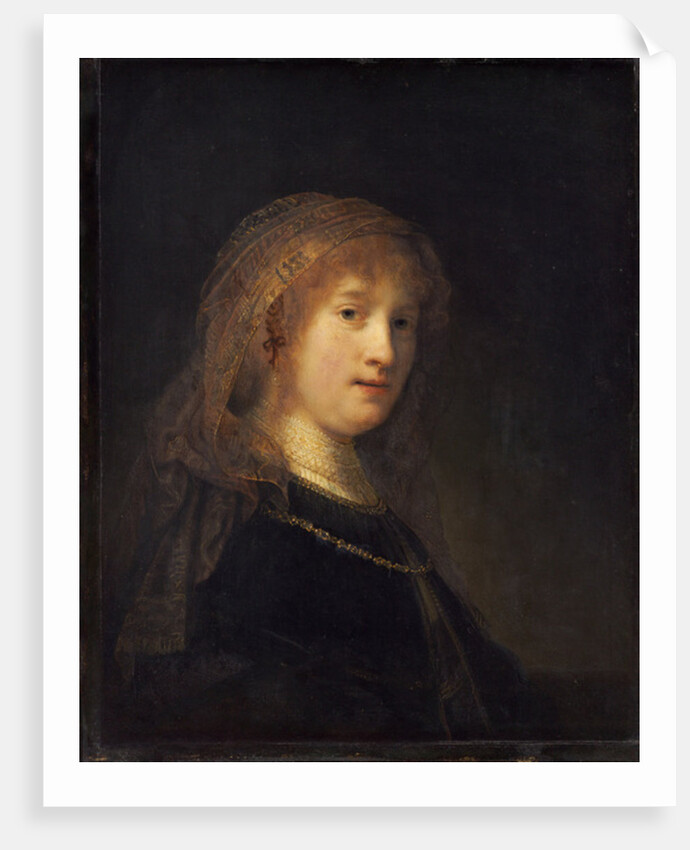 Saskia van Uylenburgh, c.1634-1640 by Rembrandt Harmensz. van Rijn