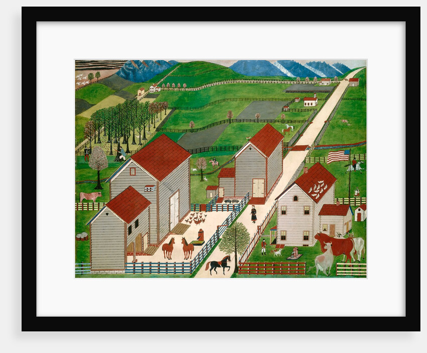 Mahantango Valley Farm, late 19th century by American School