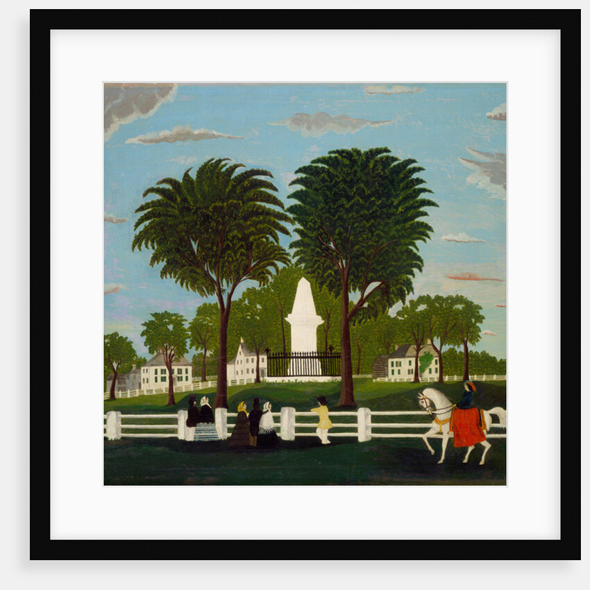 Lexington Battle Monument, c.1830 by American School