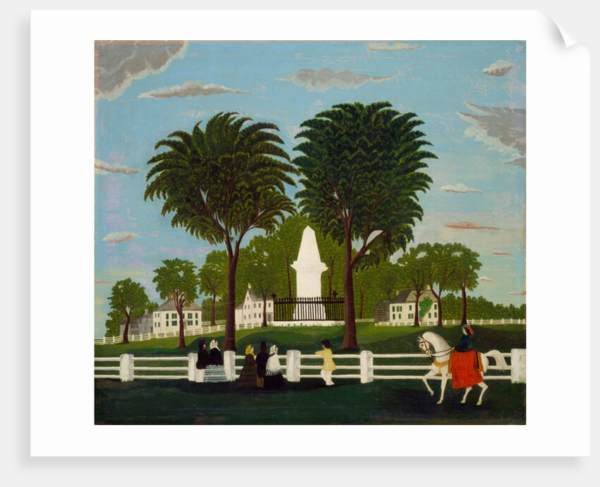 Lexington Battle Monument, c.1830 by American School