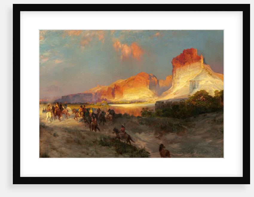 Green River Cliffs, Wyoming, 1881 by Thomas Moran