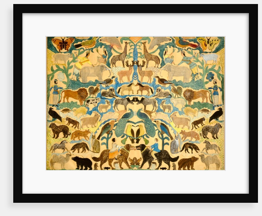 Cutout of Animals by American School