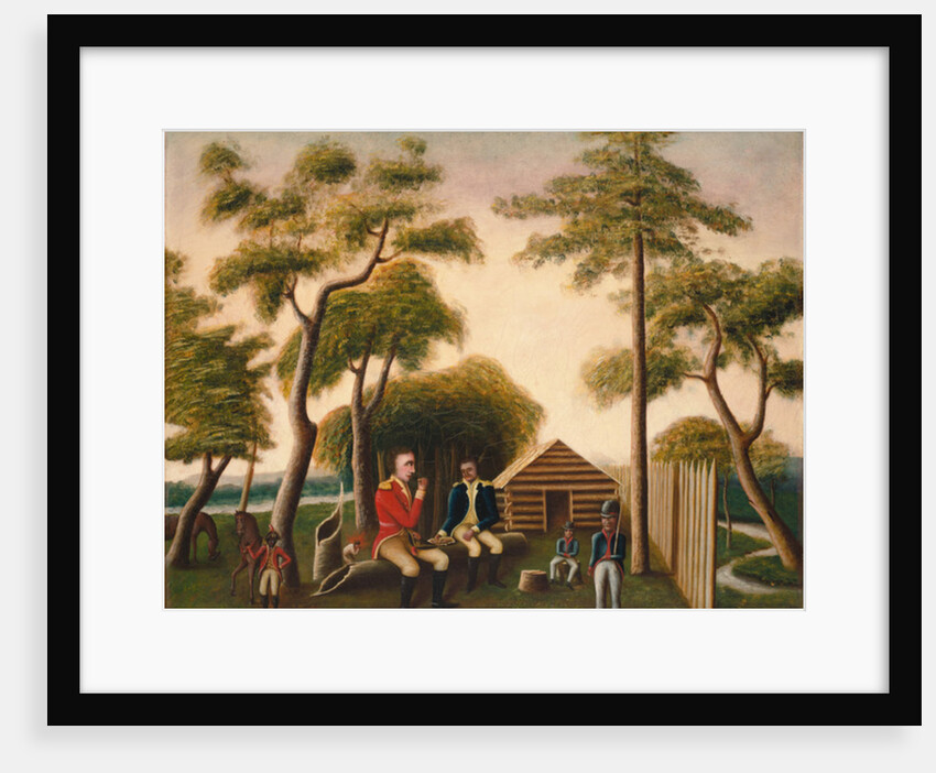 Marion Feasting the British Officer on Sweet Potatoes, 1848 by George Washington Mark