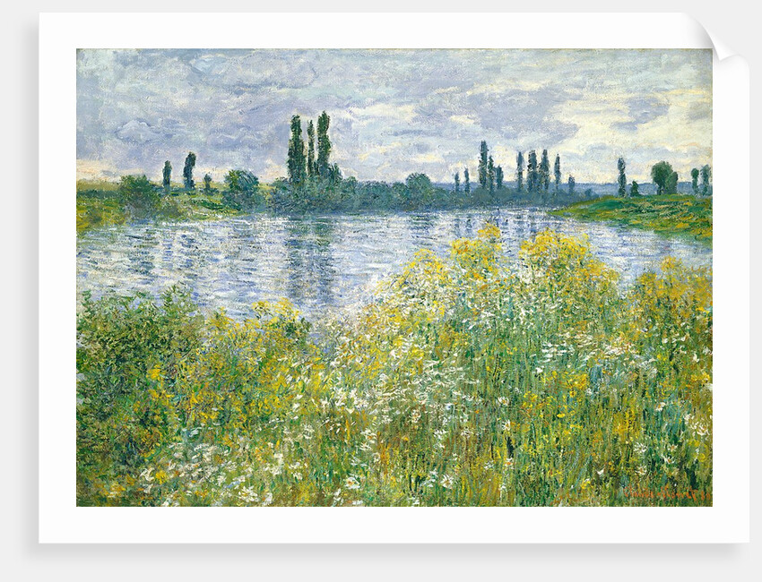 Banks of the Seine, Vetheuil, 1880 by Claude Monet