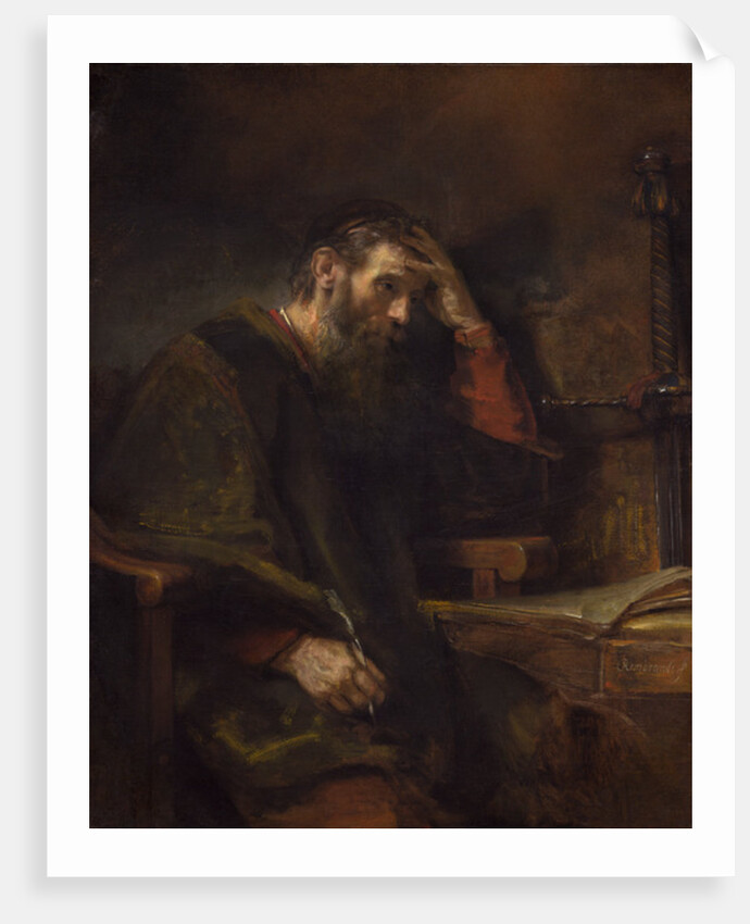 The Apostle Paul, c.1657 by Rembrandt Harmensz. van Rijn