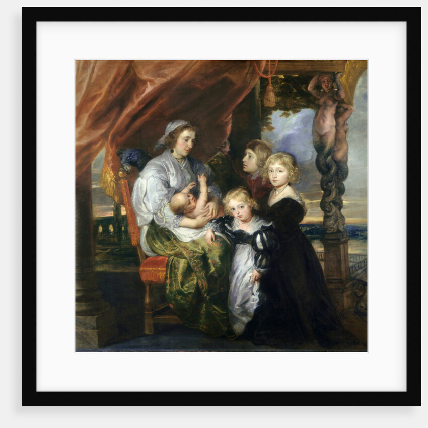 Deborah Kip, Wife of Sir Balthasar Gerbier, and Her Children, c.1629-30 by Peter Paul Rubens