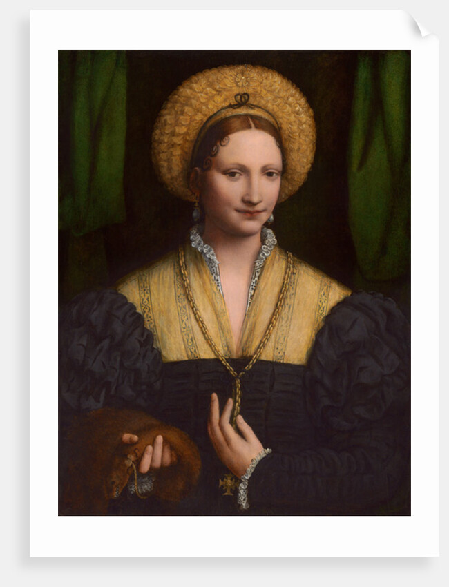 Portrait of a lady, 1520-1525 by Bernardino Luini