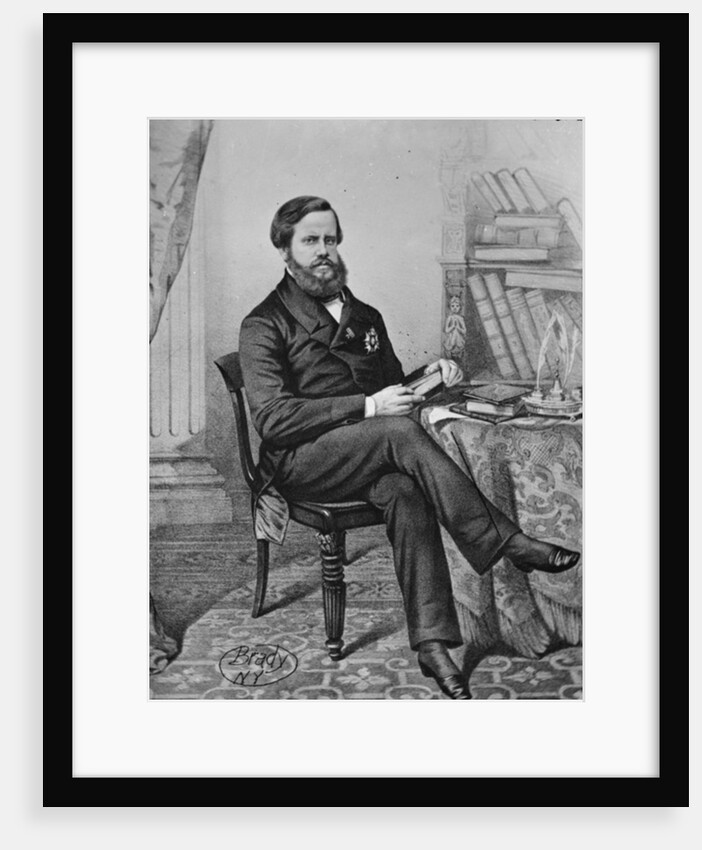 Don Pedro II, Emperor of Brazil, 1855-65 by American Photographer