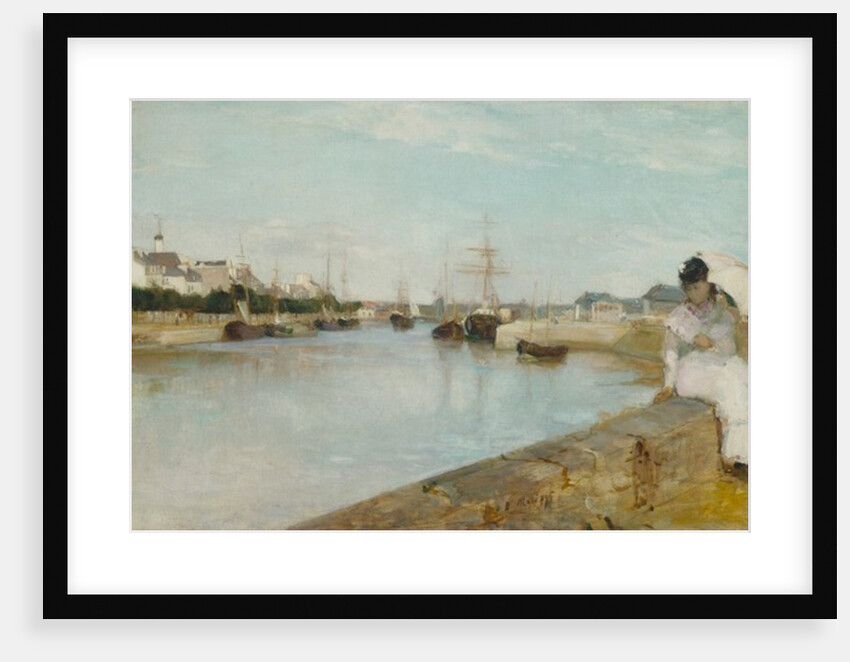 The Harbour at Lorient, 1869 by Berthe Morisot