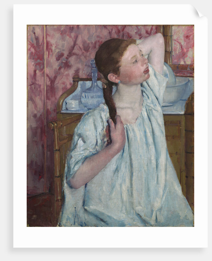 Girl Arranging Her Hair, 1886 by Mary Stevenson Cassatt