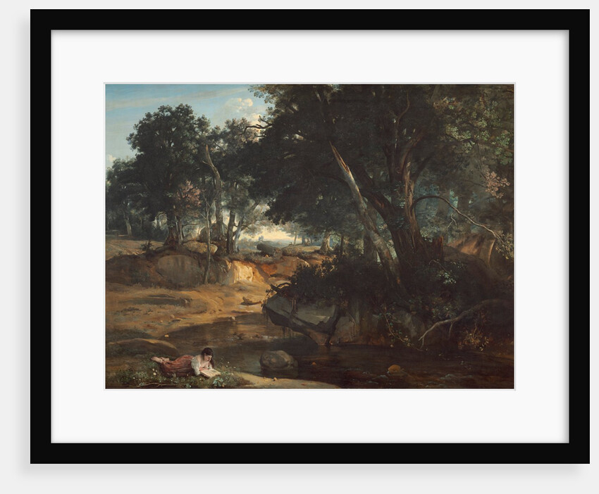 Forest of Fontainebleau, 1834 by Jean Baptiste Camille Corot