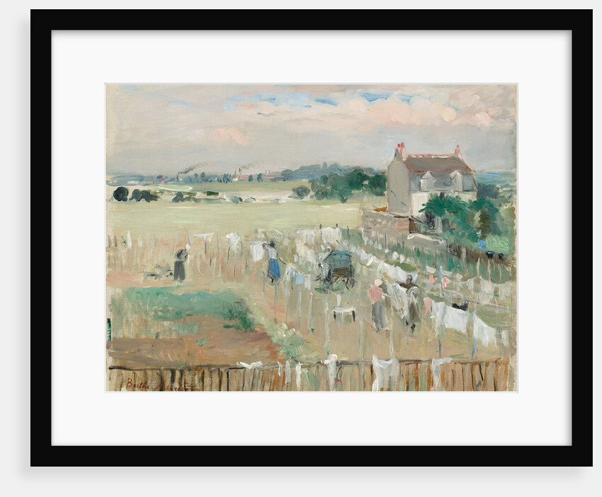 Hanging the Laundry out to Dry, 1875 by Berthe Morisot
