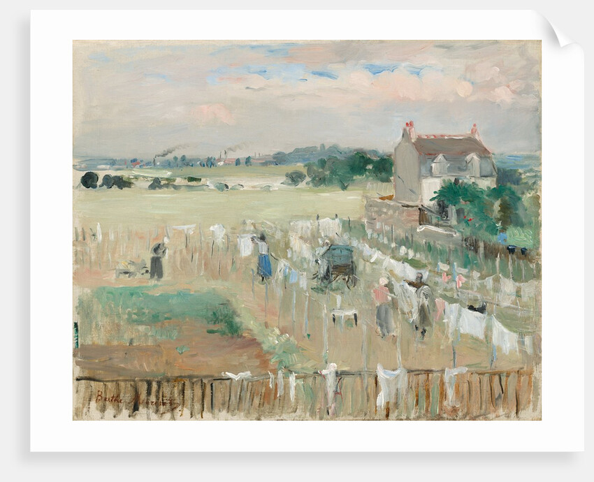 Hanging the Laundry out to Dry, 1875 by Berthe Morisot