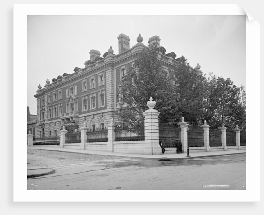 Residence of Andrew Carnegie, New York, c.1903 by Detroit Publishing Co.