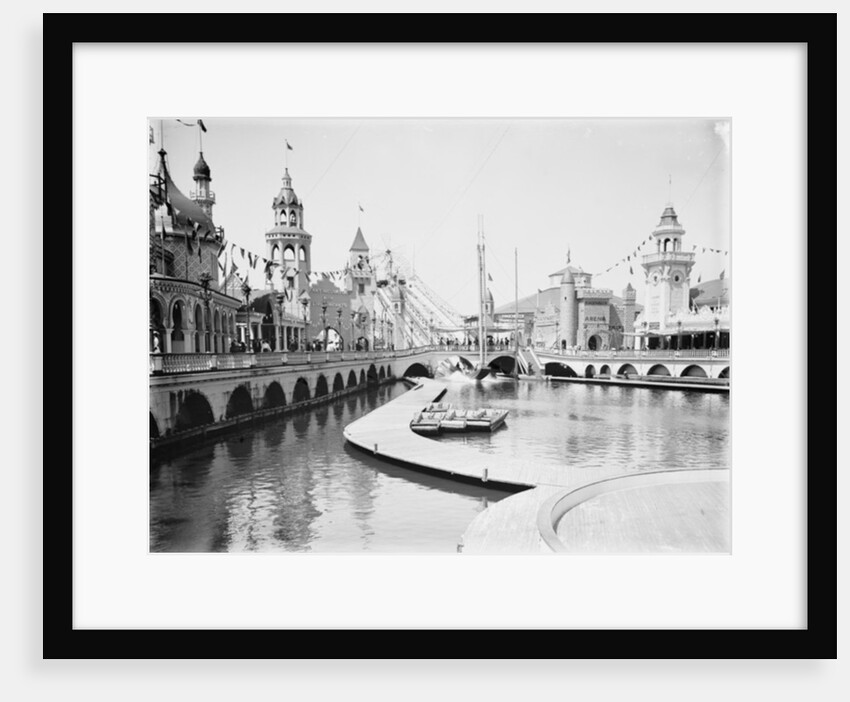 Shoot the Chutes, Lune Park, Coney Island, 1903-10 by Detroit Publishing Co.