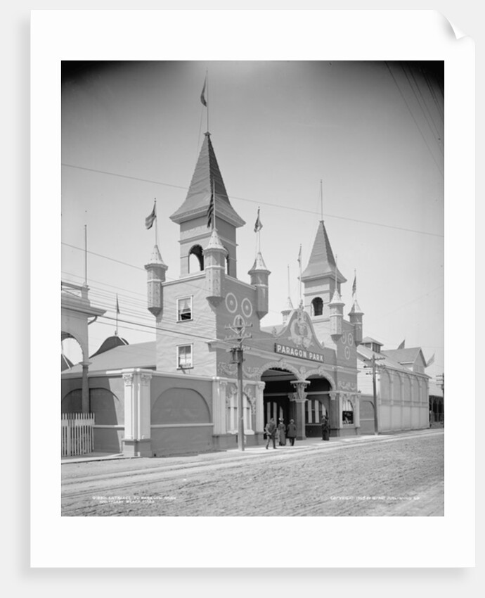 Entrance to Paragon Park, Nantasket Beach, c.1905 by Detroit Publishing Co.