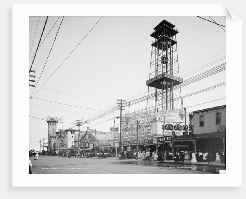 Surf Avenue, Coney Island, c.1904 by Detroit Publishing Co.