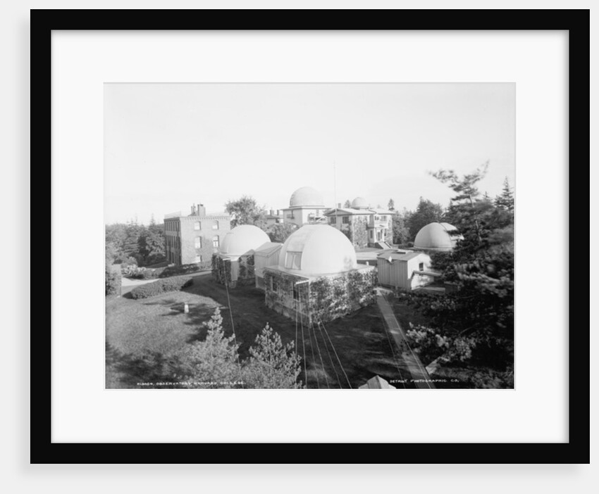 Observatory, Harvard College, c.1900 by Detroit Publishing Co.