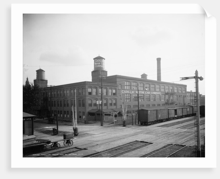 Cadillac Motor Car Company, Detroit, 1900-10 by Detroit Publishing Co.