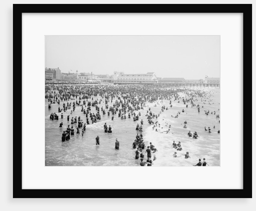 The Beach, Atlantic City, c.1904 by Detroit Publishing Co.