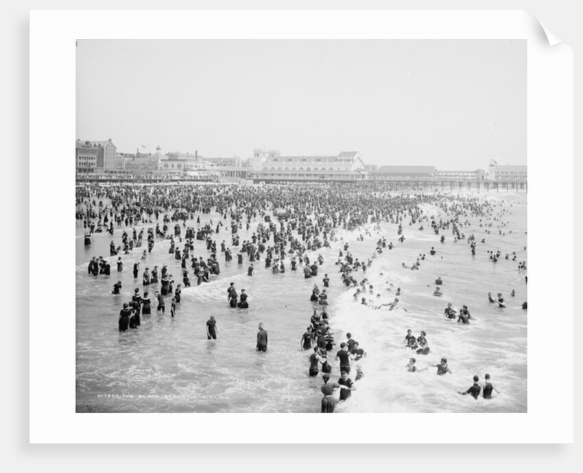The Beach, Atlantic City, c.1904 by Detroit Publishing Co.
