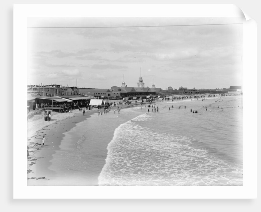 Narragansett Beach and Pier, Rhode Island, c.1899 by Detroit Publishing Co.