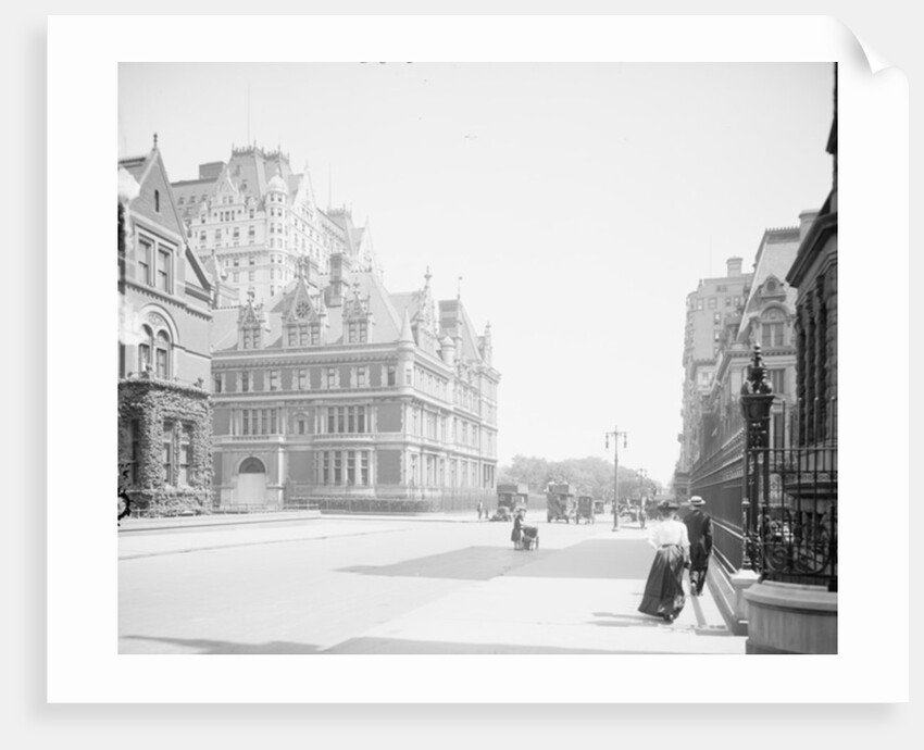 New York, N.Y., Vanderbilt House, Plaza Hotel, and entrance to Central Park by Anonymous