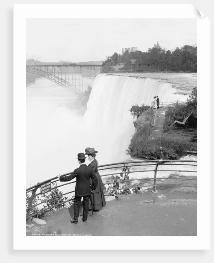 American Falls from Goat Island, Niagara by Unknown photographer