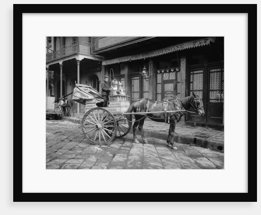 A New Orleans milk cart, New Orleans, La. by Anonymous
