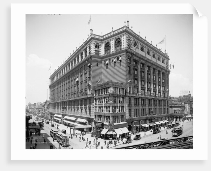 Macy and Company, New York City, USA, c.1908 by Detroit Publishing Co.