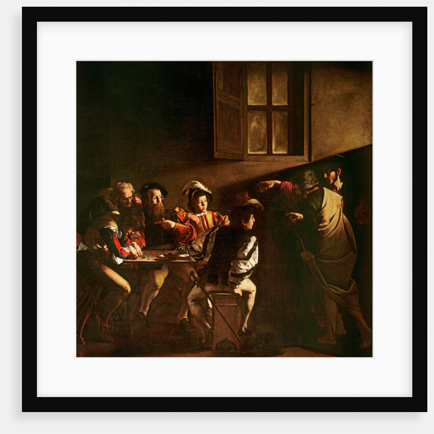 The Calling of St. Matthew, c.1598-1601 by Michelangelo Merisi da Caravaggio