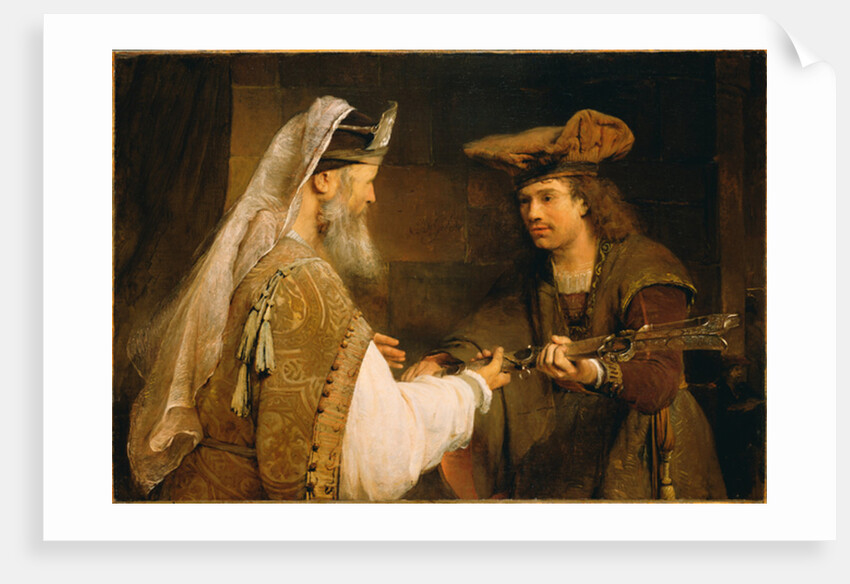 Ahimelech giving the sword of Goliath to David, c.1680 by Aert de Gelder