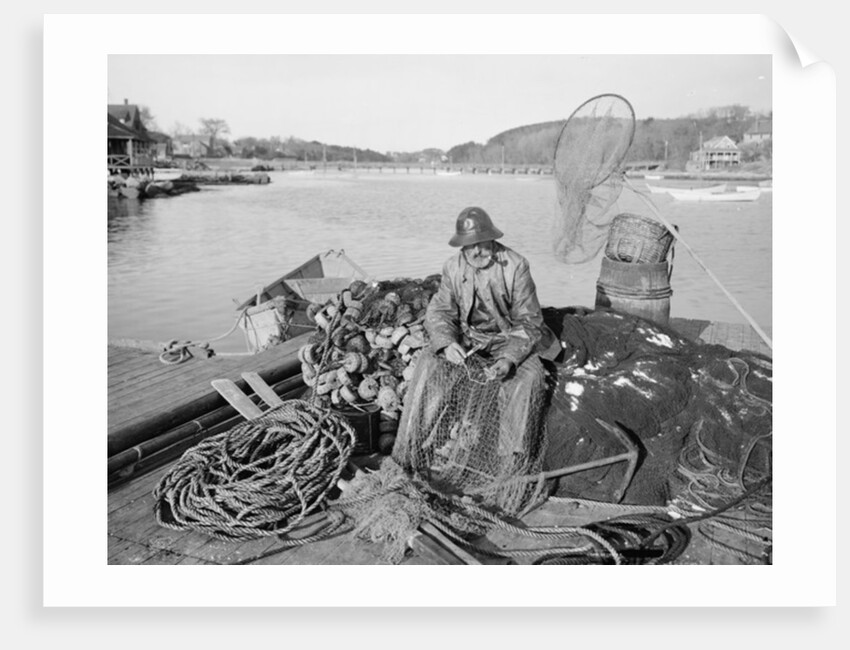 Getting ready for a trip, c.1905 by Detroit Publishing Co.