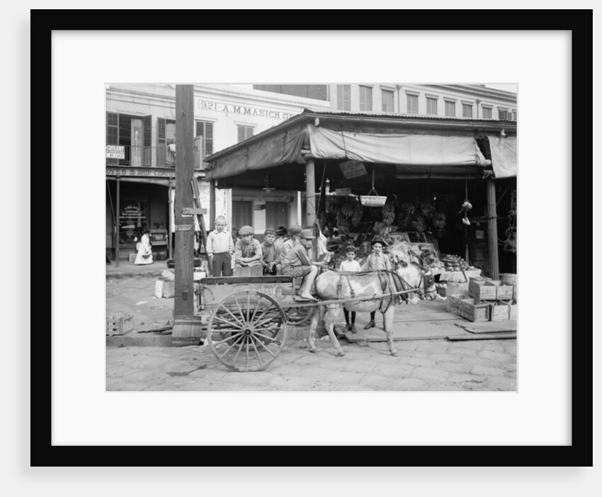New Orleans, a corner of the French Market, c.1900-10 by Detroit Publishing Co.