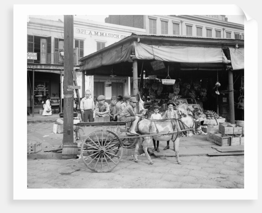New Orleans, a corner of the French Market, c.1900-10 by Detroit Publishing Co.