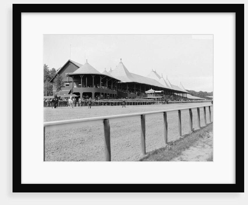 Saratoga Springs, N.Y., grand stand, race track, c.1900-10 by Detroit Publishing Co.
