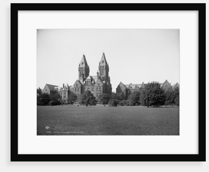 Buffalo State Hospital, Buffalo, N.Y., c.1900-10 by Detroit Publishing Co.